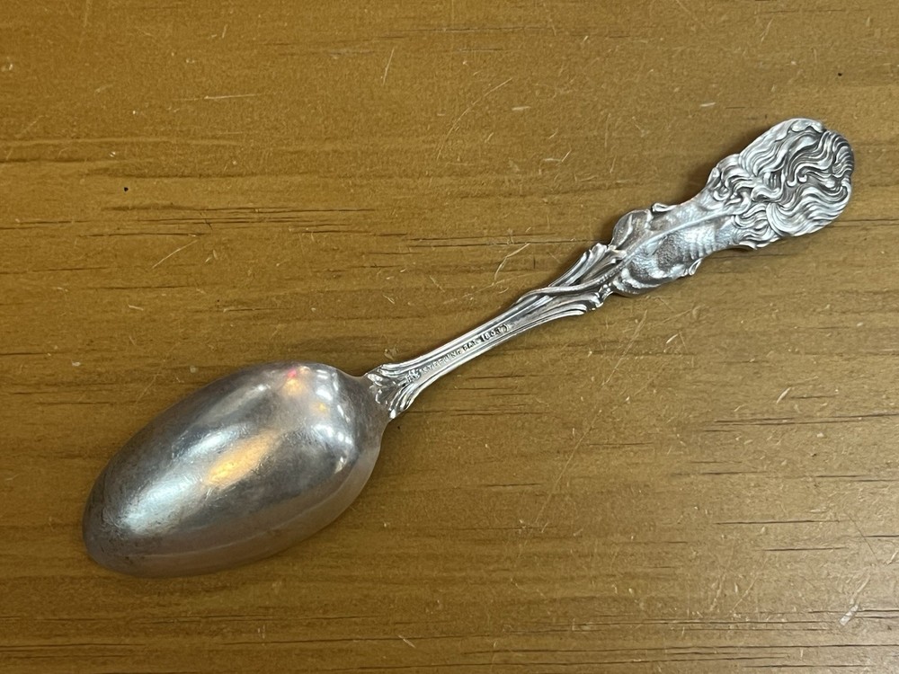 Frank Smith 1903 Lion Sterling Silver Souvenir Spoon