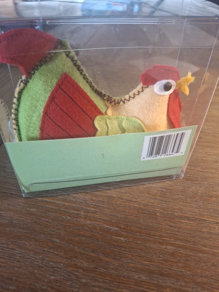 Debbie Mumm Felt Rooster Pin Cushion