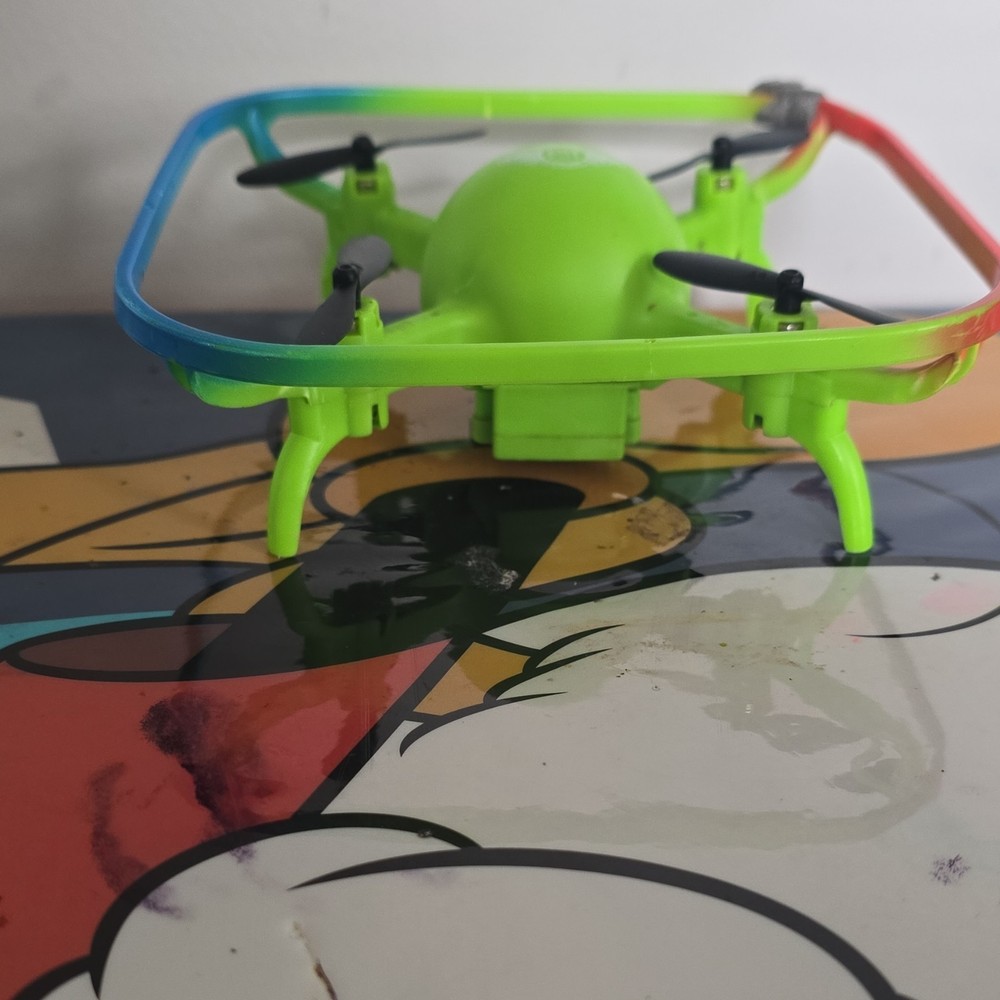 Green Toy Grade Quadcopter Drone with Camera and Remote Controller