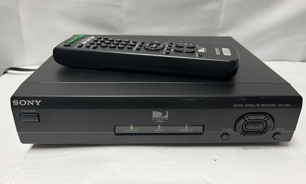 Sony Digital Satellite Receiver SAT-B55 with Remote Control Tested!