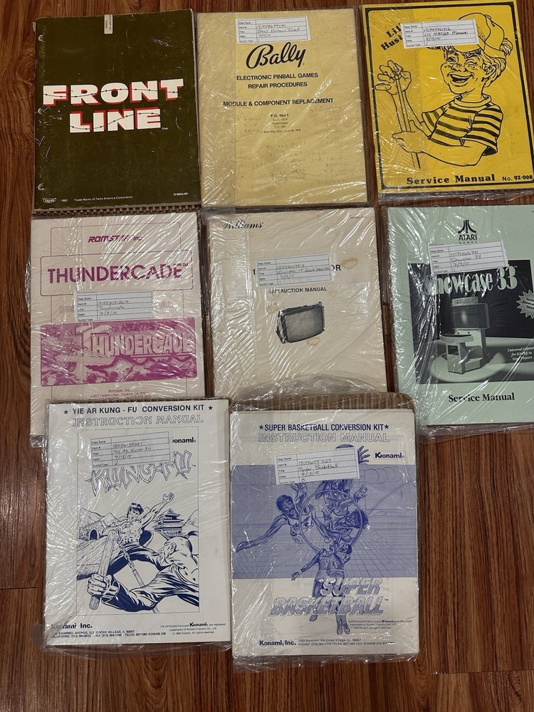 Arcade Machine Manuals