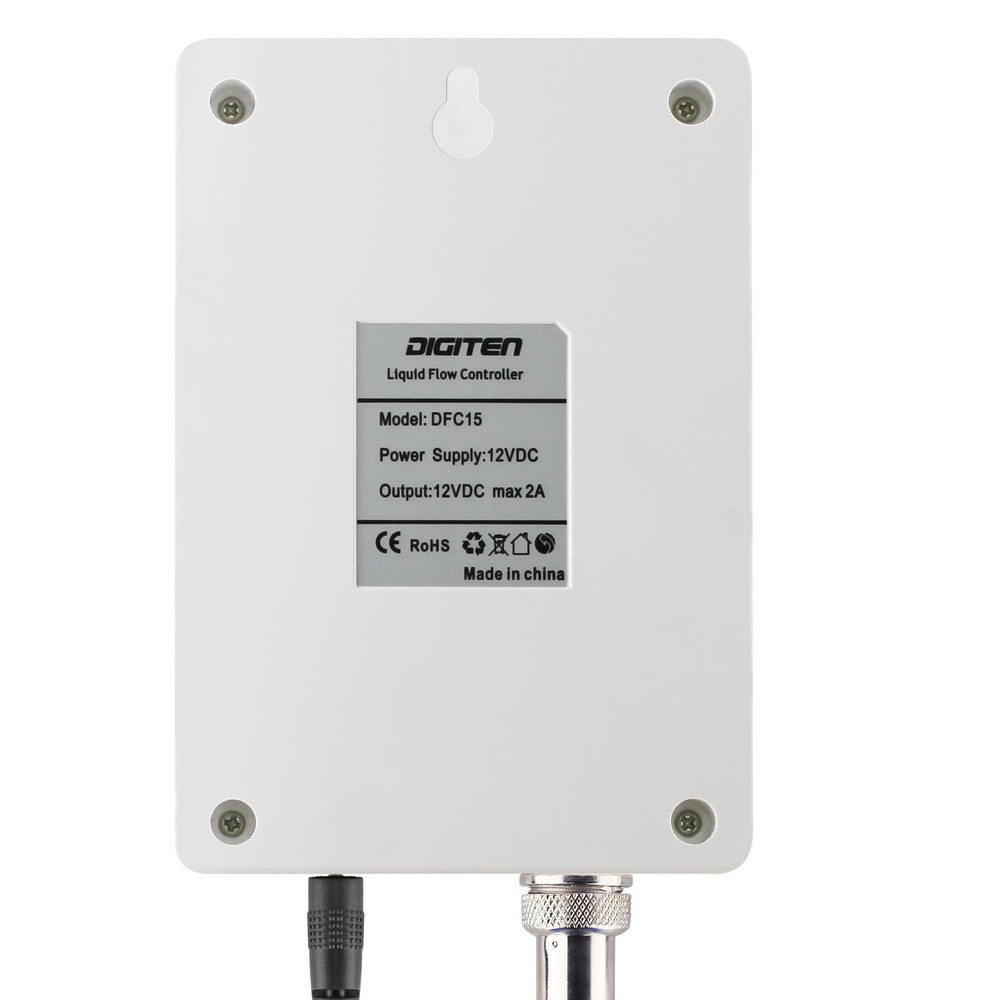 DIGITEN Water Liquid Flow Rate Volume Digital Display Flowmeter Quantitative...