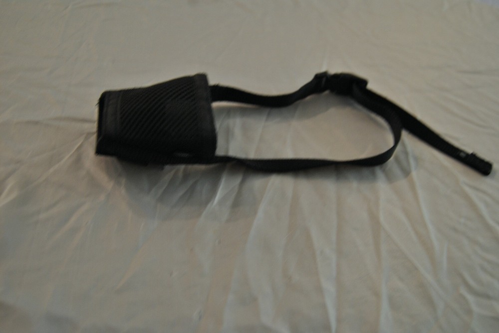 Adjustable Dog Pet Muzzle Black in Color Nylon