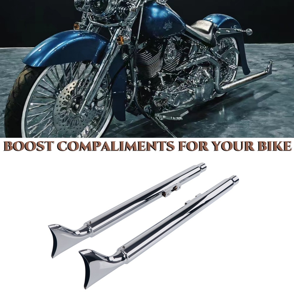 2-2 Fishtail Exhaust Systems for Softail Exhaust 2000-2017 Models