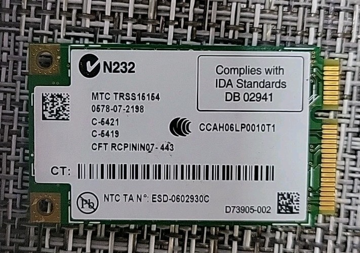 Intel 4965AGN MM1 Mini PCIe Wifi Wireless Card *D2