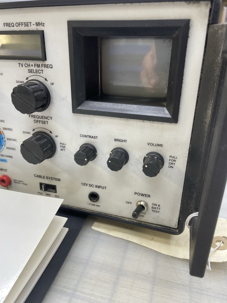 Sencore TV-RF Signal Analyzer Model FS74 A Not Tested