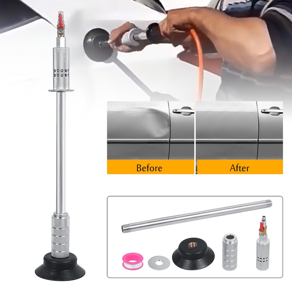 Air Pneumatic Suction Dent Puller Slide Hammer Pulling Car Body Repair Work Tool