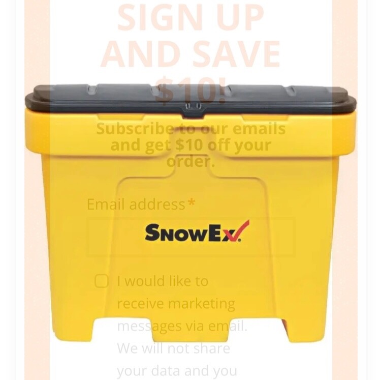 U line Snowex storage containers