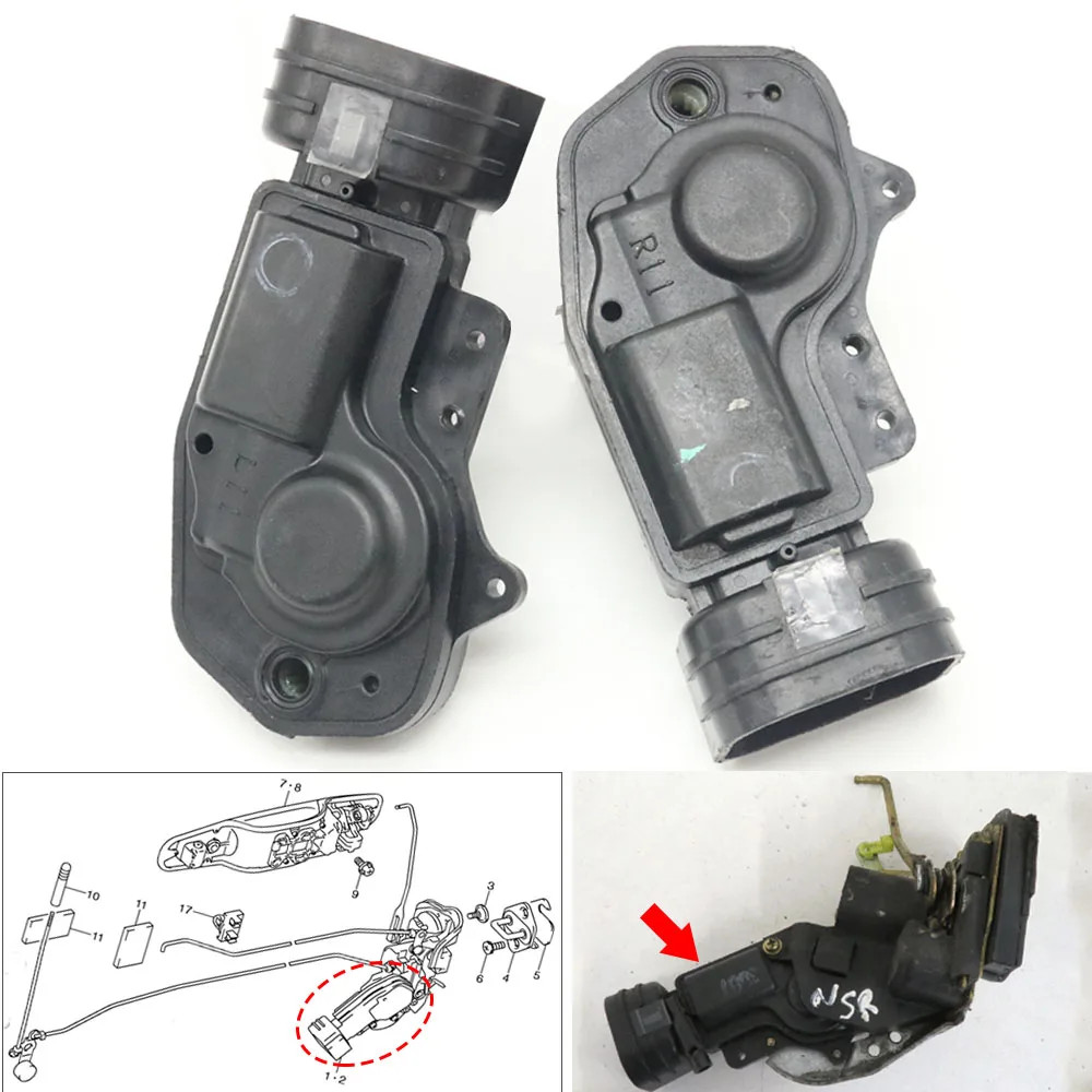 1PC Front Right Door Lock Motor Control Actuator For Chevrolet Tracker 1999-2004
