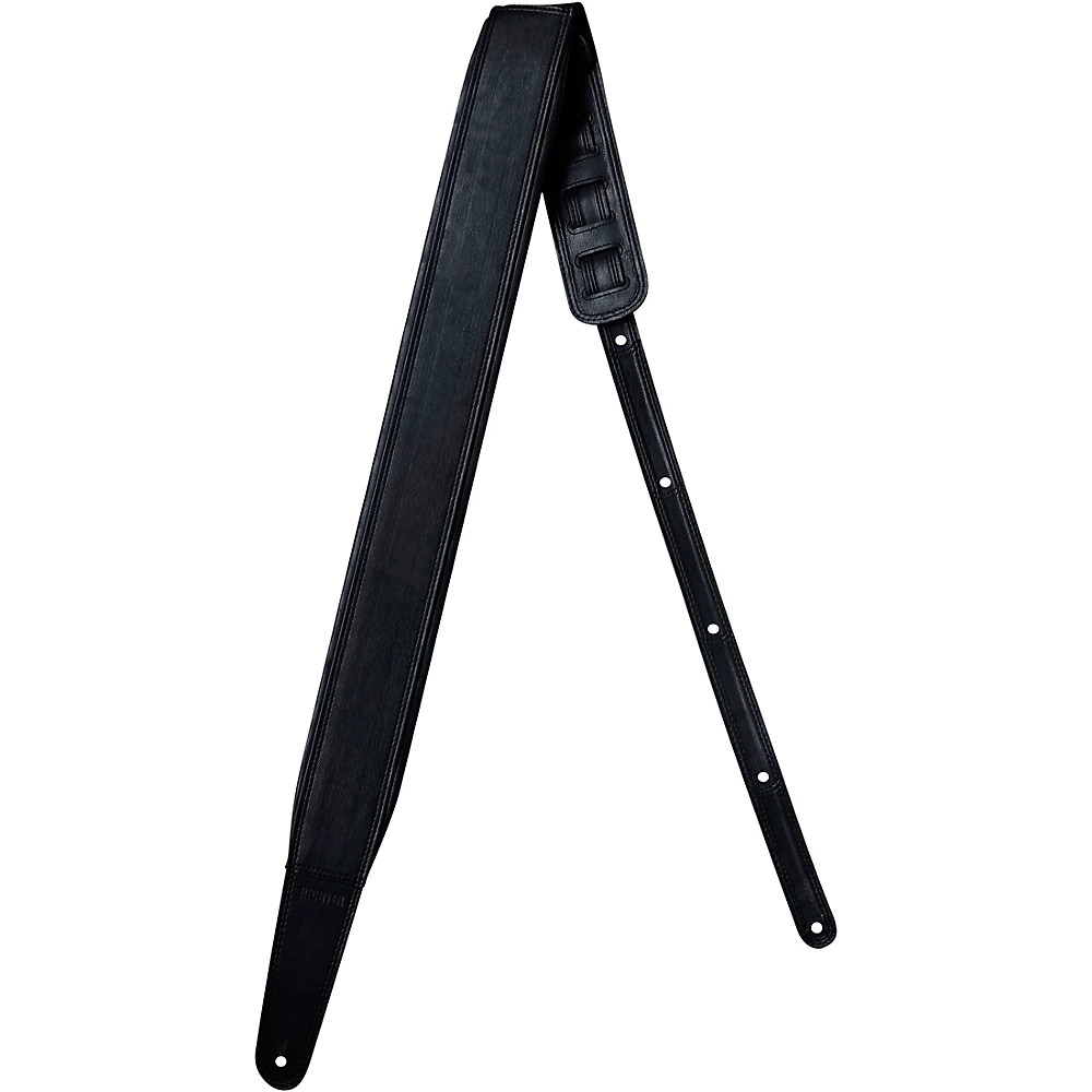 RICHTER Springbreak I Leatherette Guitar Strap Black 2.75 in.