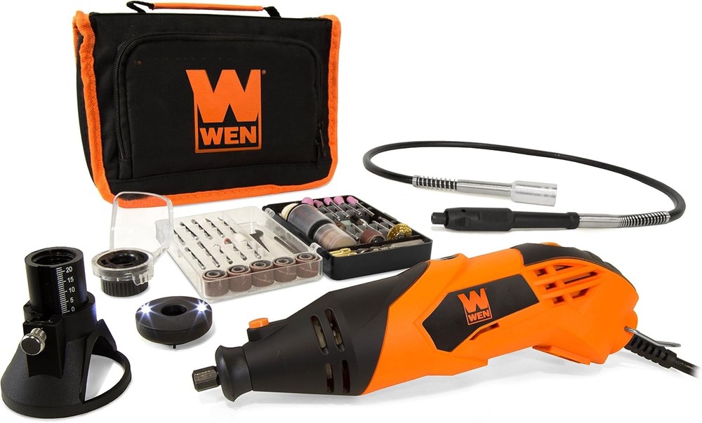 Variable Speed Rotary Tool 1.4 Amp with 100+ Accessories LED Light