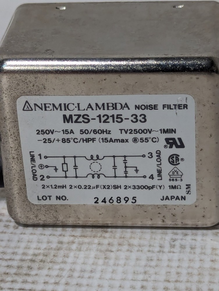 Nemic-Lambda MZS-1215-33 noise filter