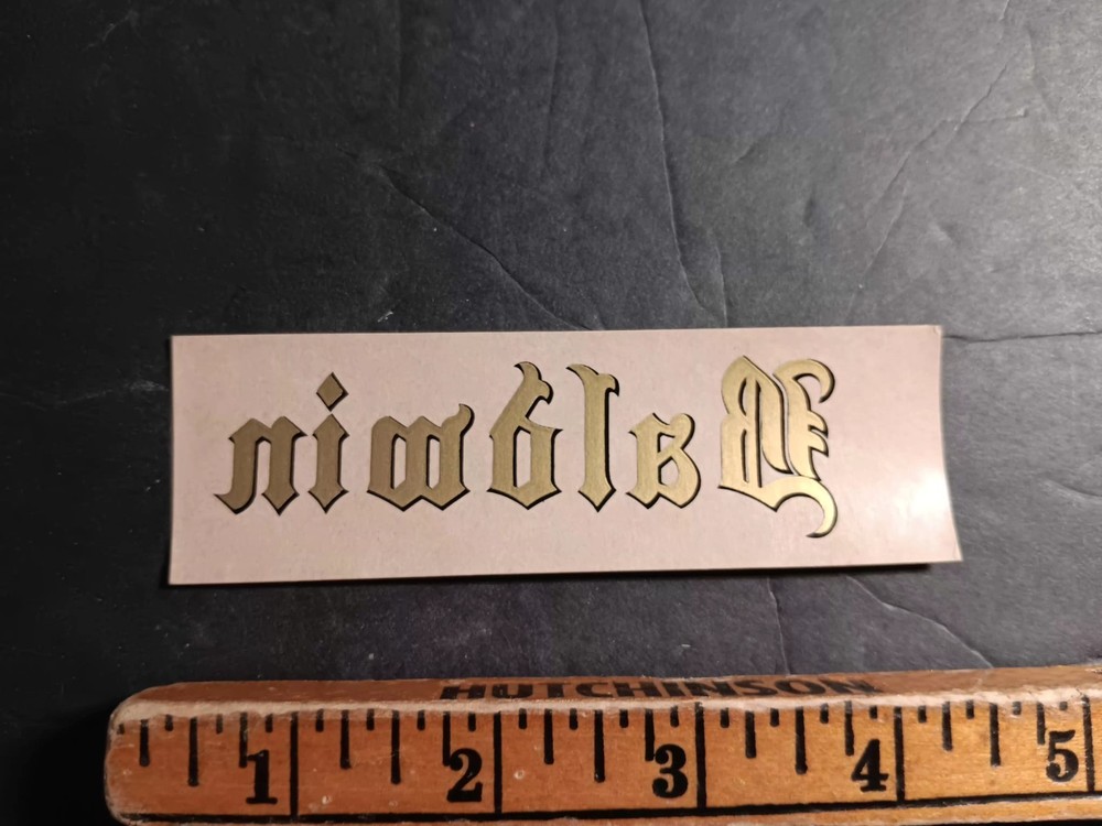 BALDWIN - Piano Fallboard Decal