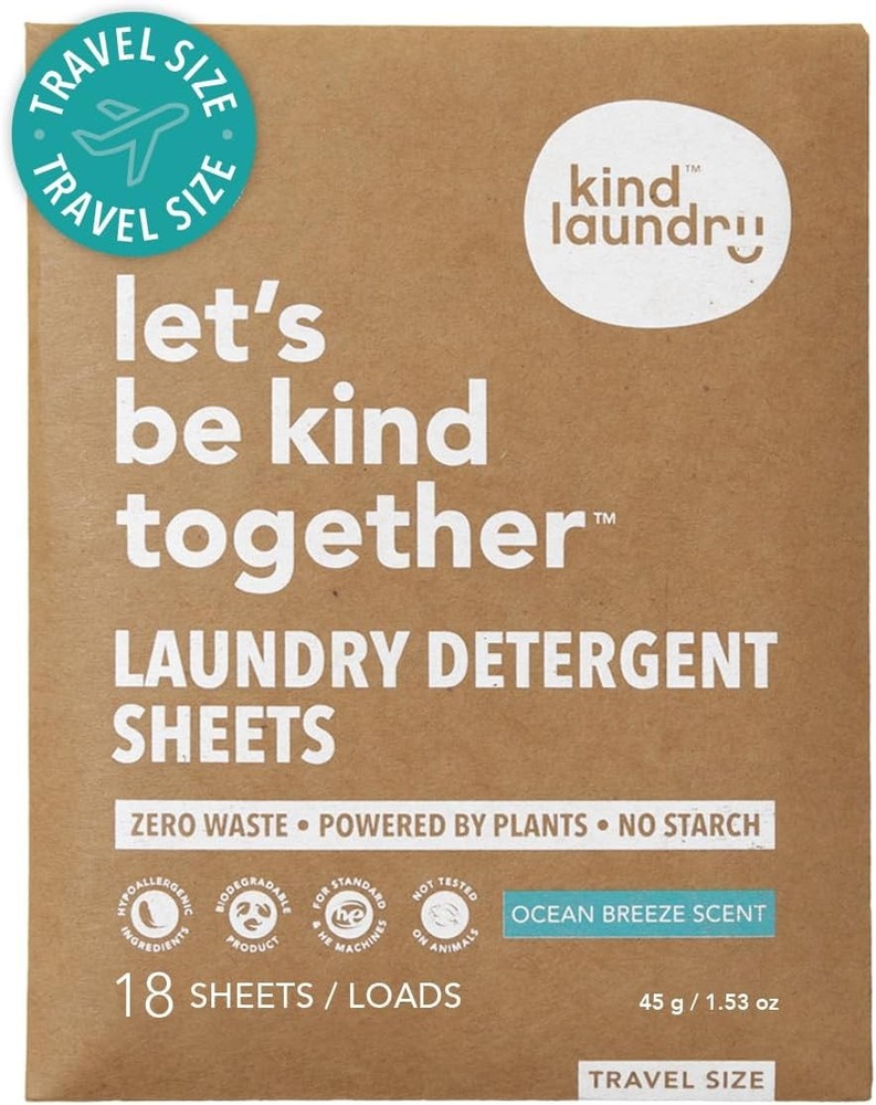 Kind Laundry Deternt Sheets with Stain-Fighting Enzymes - Plant Powered