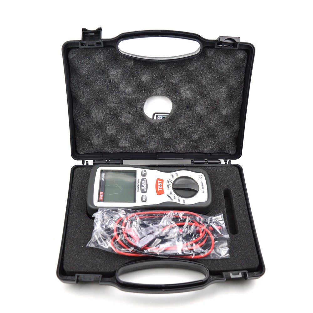 DT-5505 Insulation Testers Large Dual Display with Backlight #