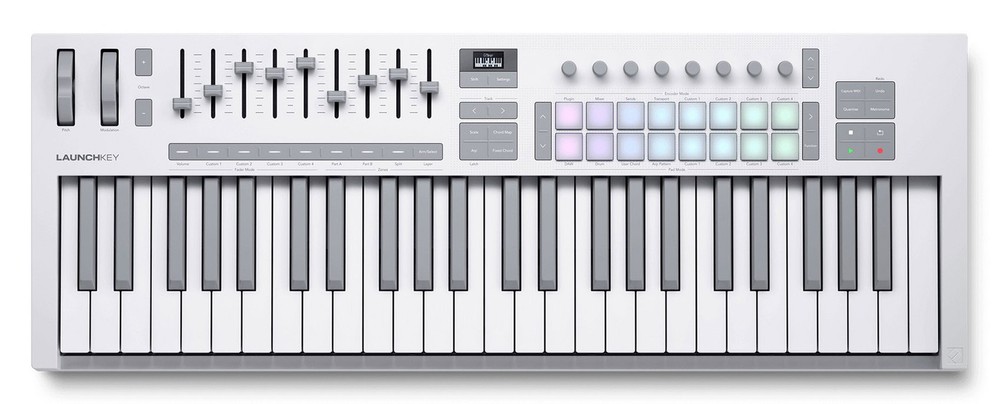Novation Launchkey 49 MK4 White 49-key MIDI Ableton Live Keyboard Controller