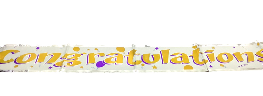 Banner Congratulations 12ft - 706922 UB26