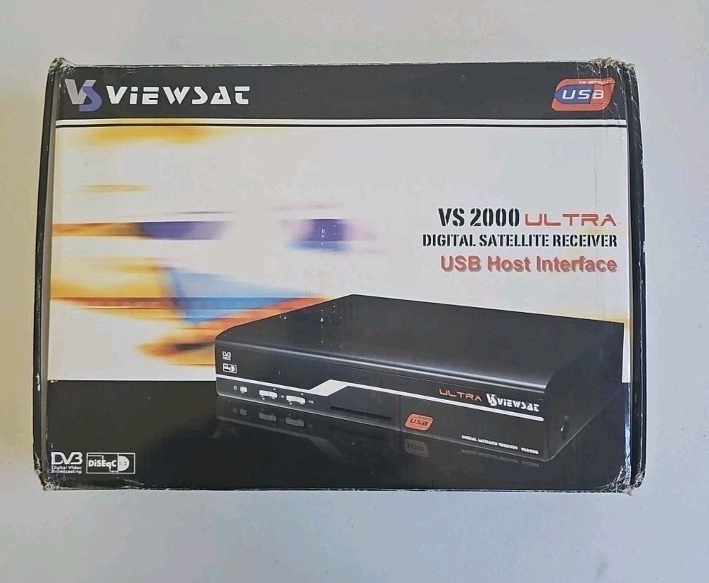 Viewsat VS 2000 Ultra Digital Satellite Receiver USB Host Interface