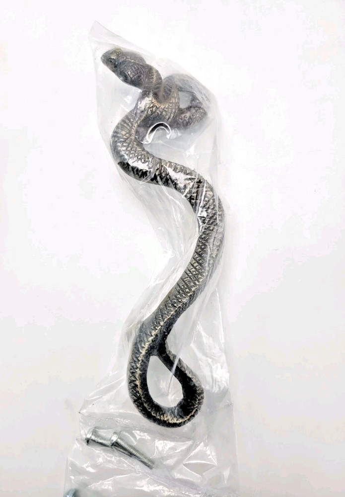 Rattlesnake Snake 9" & 8" Door Handles Pulls