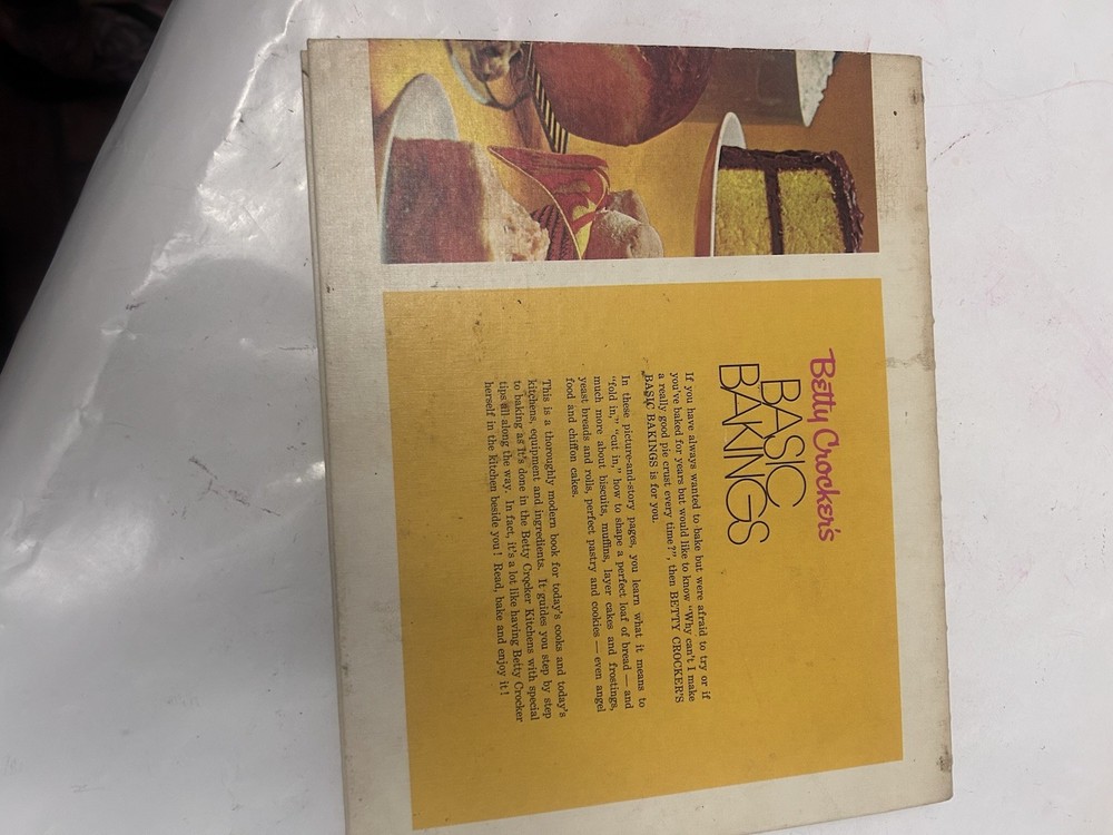Betty Crocker's Basic Bakings HC c 1971 first print
