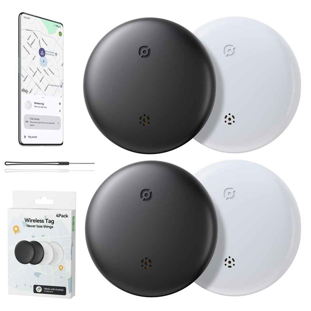 Air Tag for Android Smart Tracker Tags [4 Pack] – Bluetooth Item Finders C