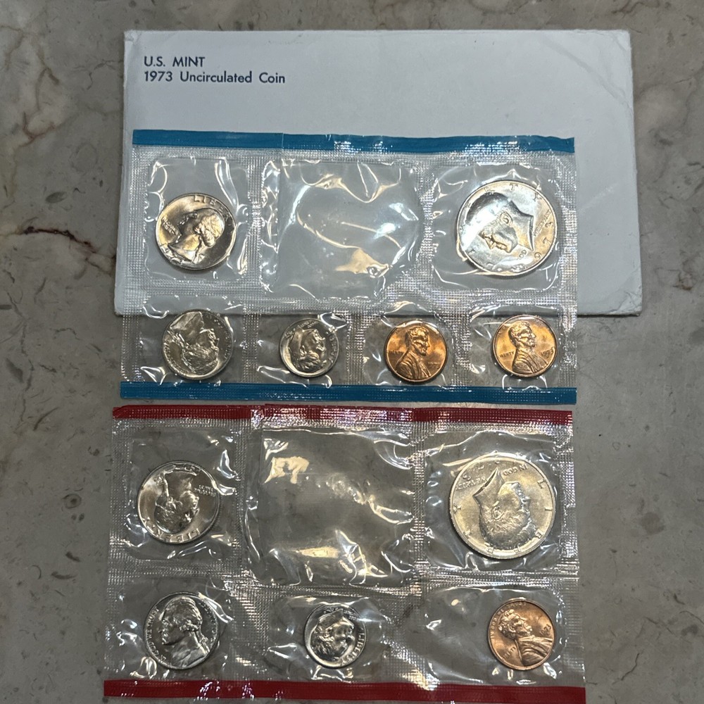 1973 Uncirculated Coin Set…. Missing ￼ The Eisenhower Dollars. ￼