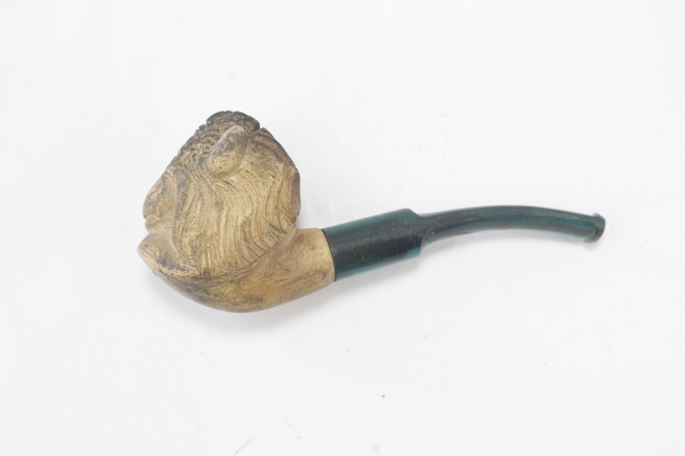 SMS Meerschaum Pipe with Case Bison Bull