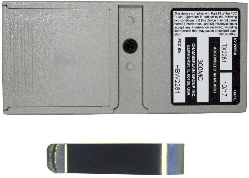 Liftmaster Chamberlain 300MC Dip Switch Remote Control 2 - Pack