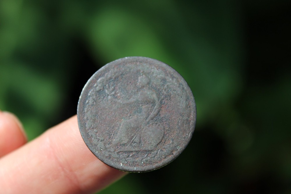 Canadian Half Penny token, Spread Eagle, 1814