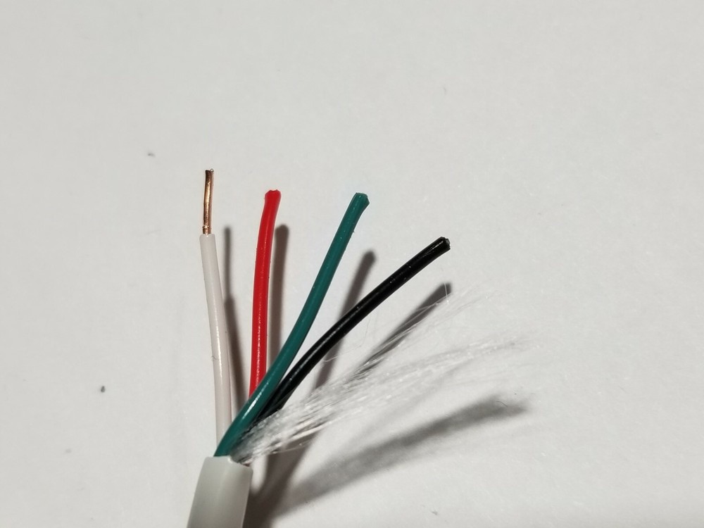 Southwire/Tappan 22/4C Solid Security/Control Cable CM/CMH/CL3 White /100ft