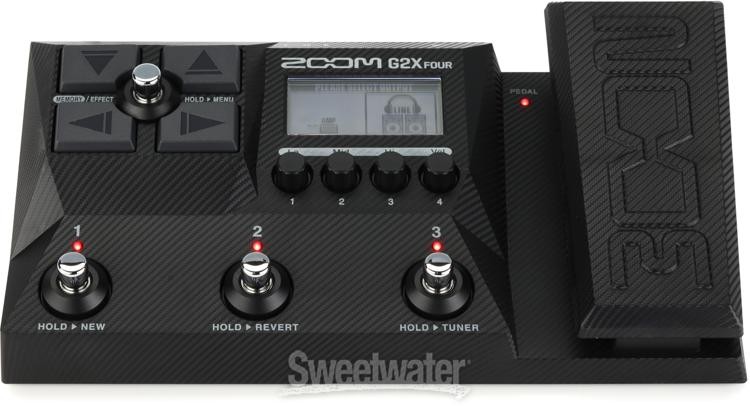 Zoom G2X Four Multi-effects Processor with Expression Pedal