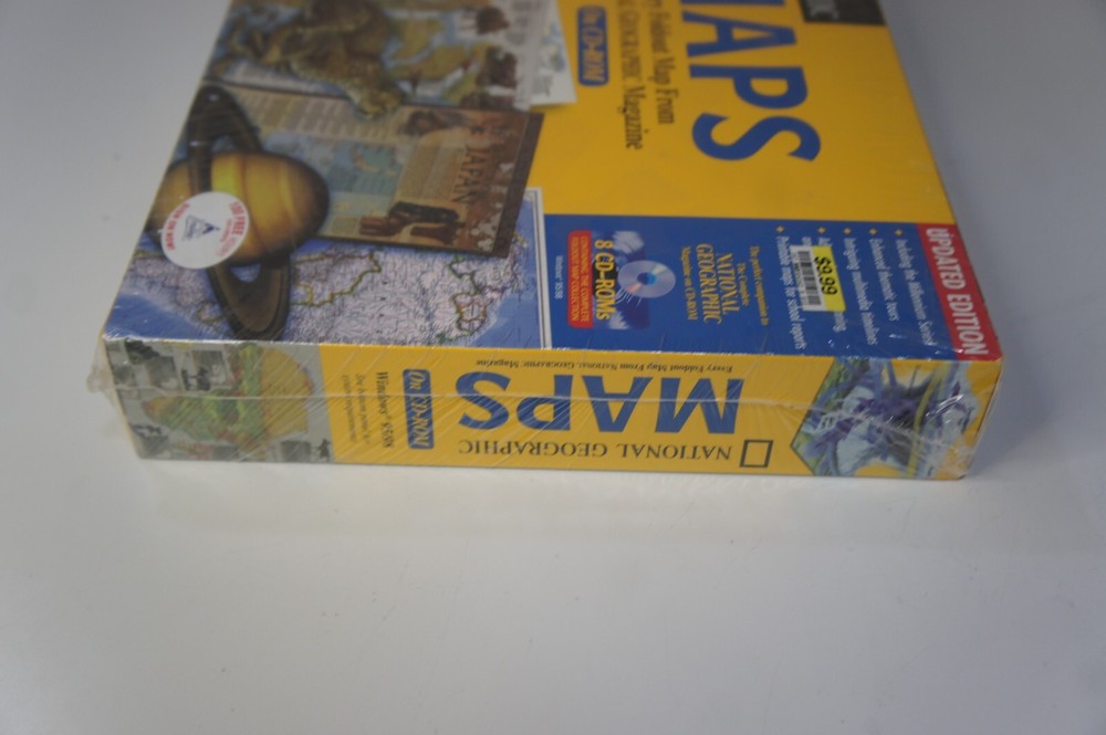 PC Big Box National Geographic Maps Updated Edition PC CD-ROM - NEW