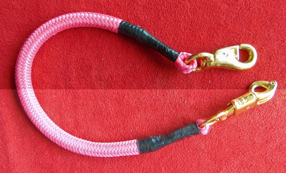 HEAVY TIE DOWN ~ CUSTOM MADE ~ SUPER HEAVY BRASS SNAPS- 31" LONG