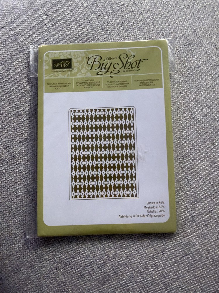 BIG SHOT EMBOSSING FOLDER - MULTIPLE VARIETIES - FREE SHIPPING!