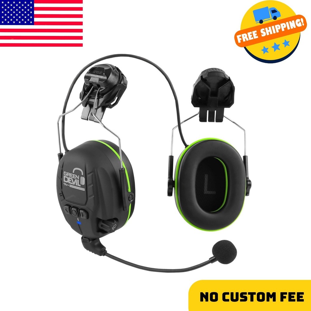 Bluetooth Hearing Protection Ear Muffs For Safety Helmet Hard Hat Mounted