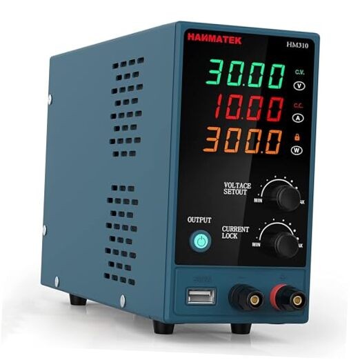 Adjustable DC Power Supply (0-30 V 0-10 A) with Output Enable/Disable 30V10A
