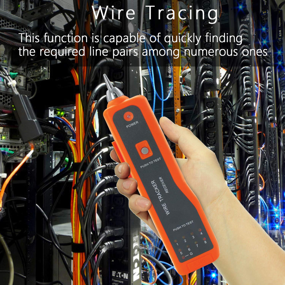 Wire Tester RJ45 RJ11 Cable Tracker Line Finder Multifunction Wire Tracker Ether