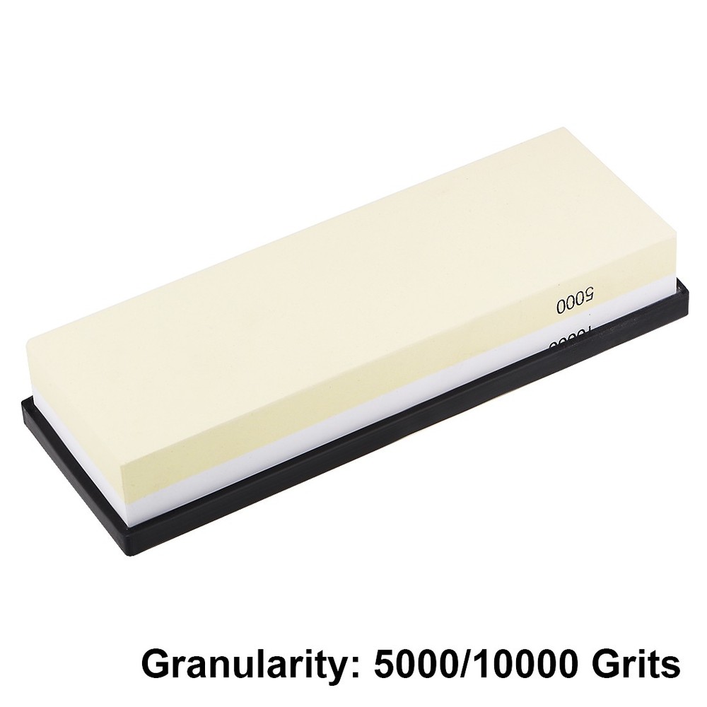 Double-Sided Whetstone Knives Sharpener Sharpening Stone 5000/10000 Grit
