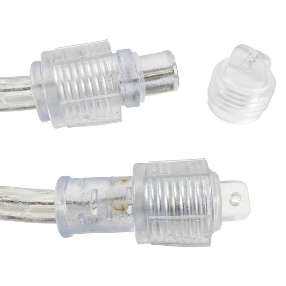 RGB Color Changing Multi-Function LED Rope Light with Sparkle Effects - 120 Volt