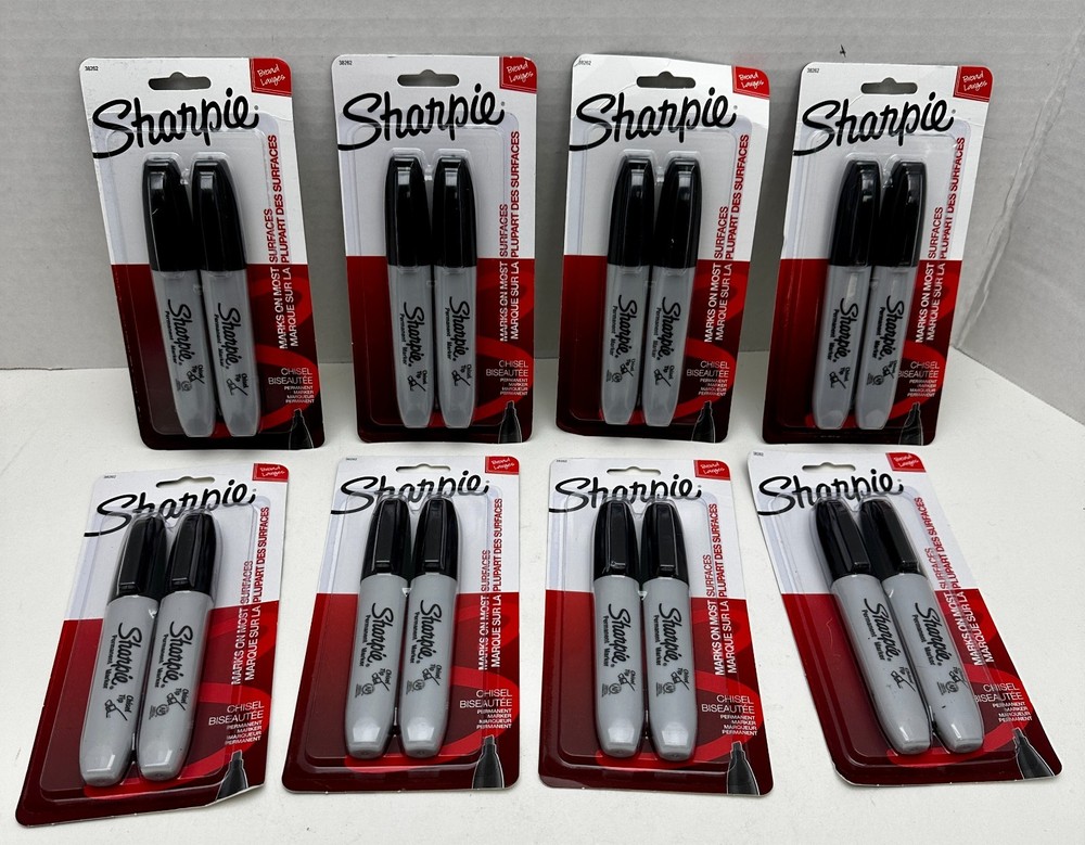 x16 Sharpie Chisel Permanent Marker Black