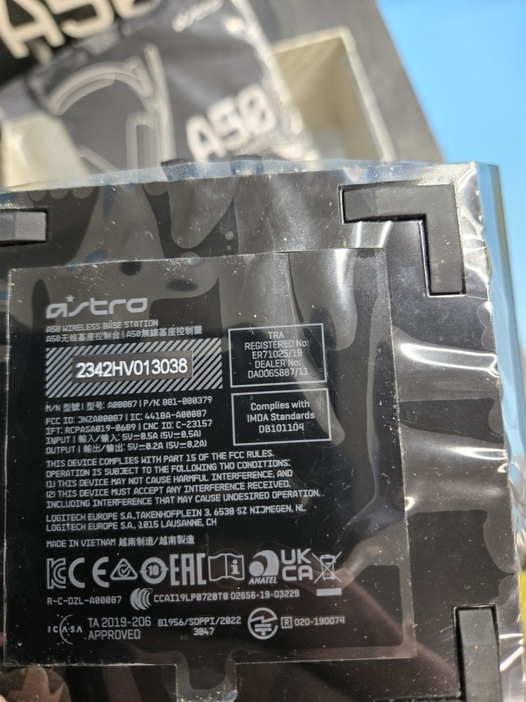 Astro A50 Gen 4 Headset Used Read