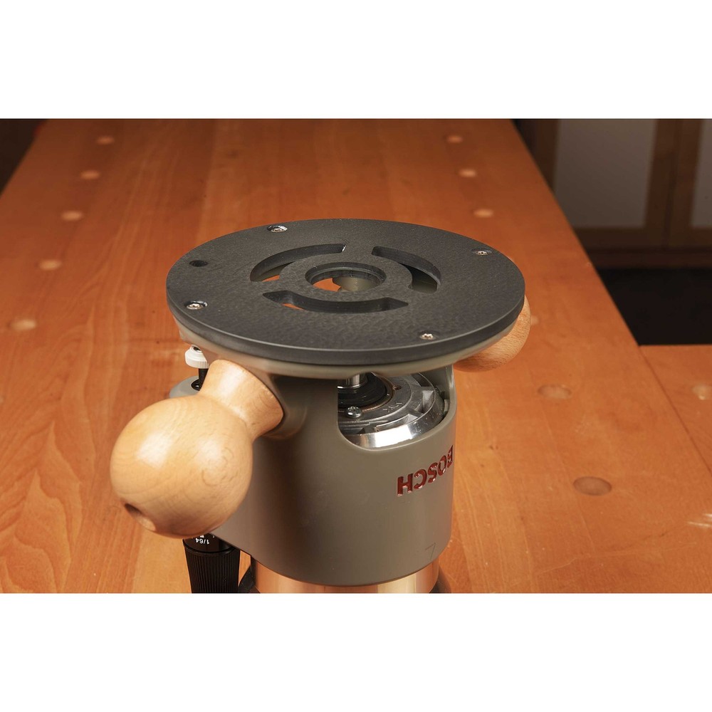 WOODRIVER Router Baseplate for Bosch 1617 Fixed Base