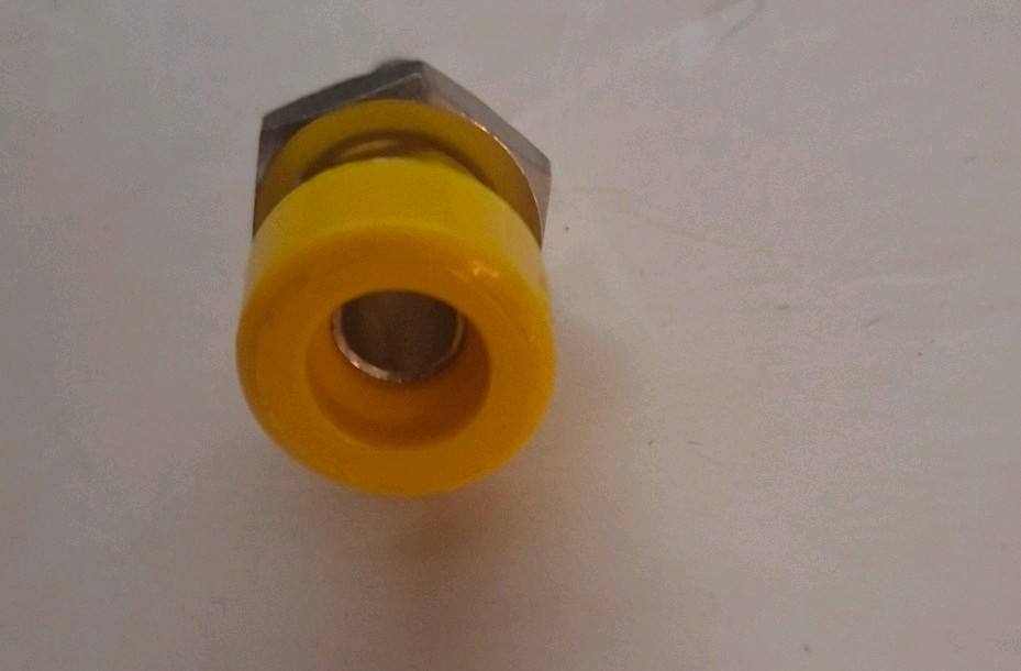 Banana Jack, Panel Mount , Yellow