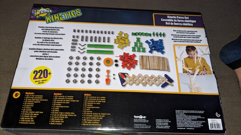 Edu Science Kinetics - Kinetic Force Set (New in open Box)