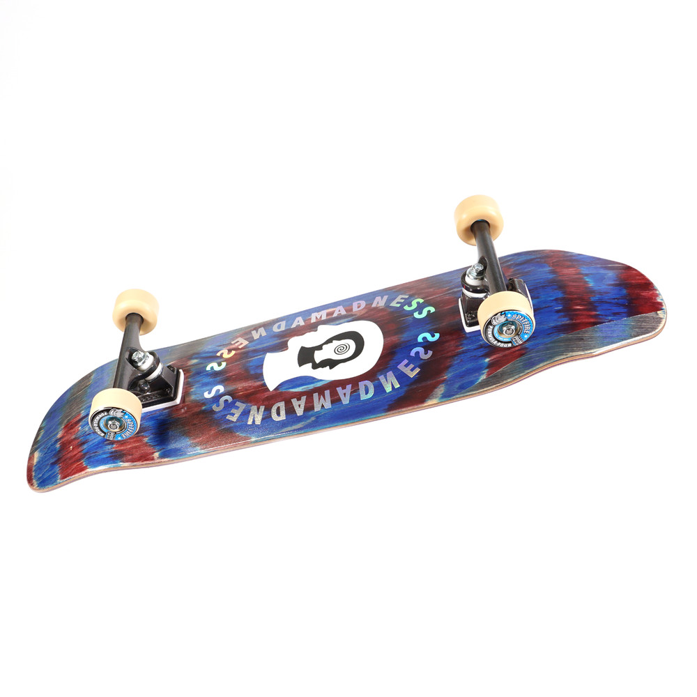 Madness Skateboards 9" Split Personality Impact Pro Complete Ace Reds Spitfire