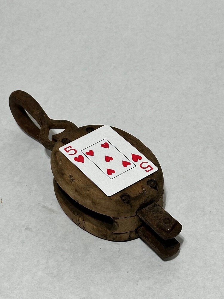 Single Wooden Pulley