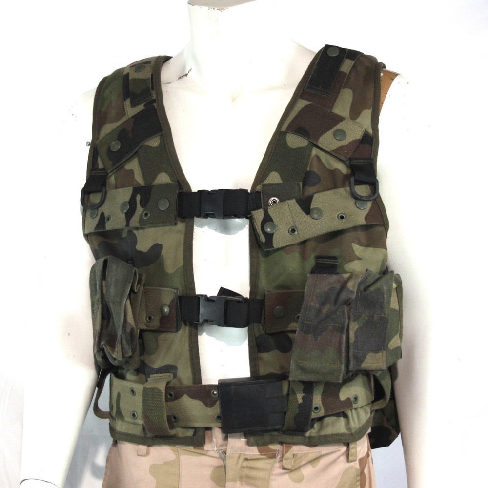 Assault Vest French Army CCE Camo Action Vest Genuine Surplus Modular Small 3978