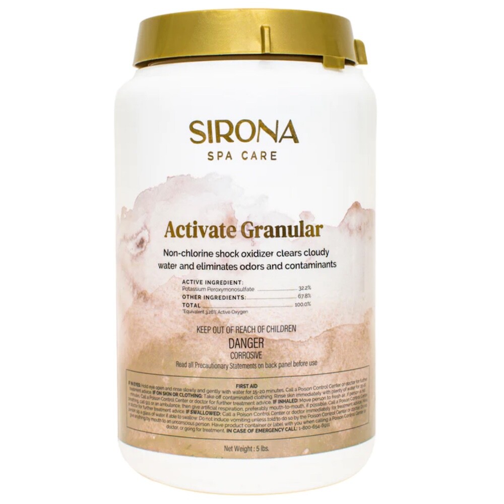 Sirona Spa Care Activate Granular 5 lb - 4 Pack