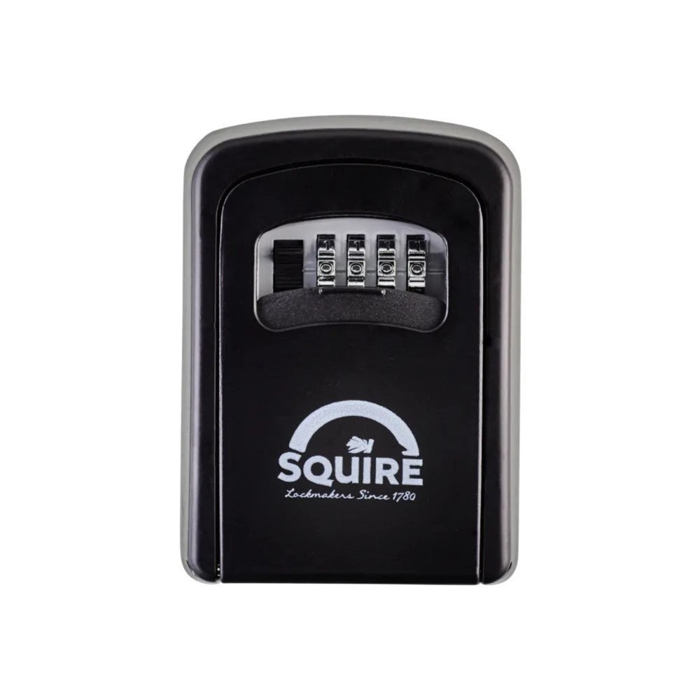 Squire Keykeep 1 Key Safe Motorcycle Security Black