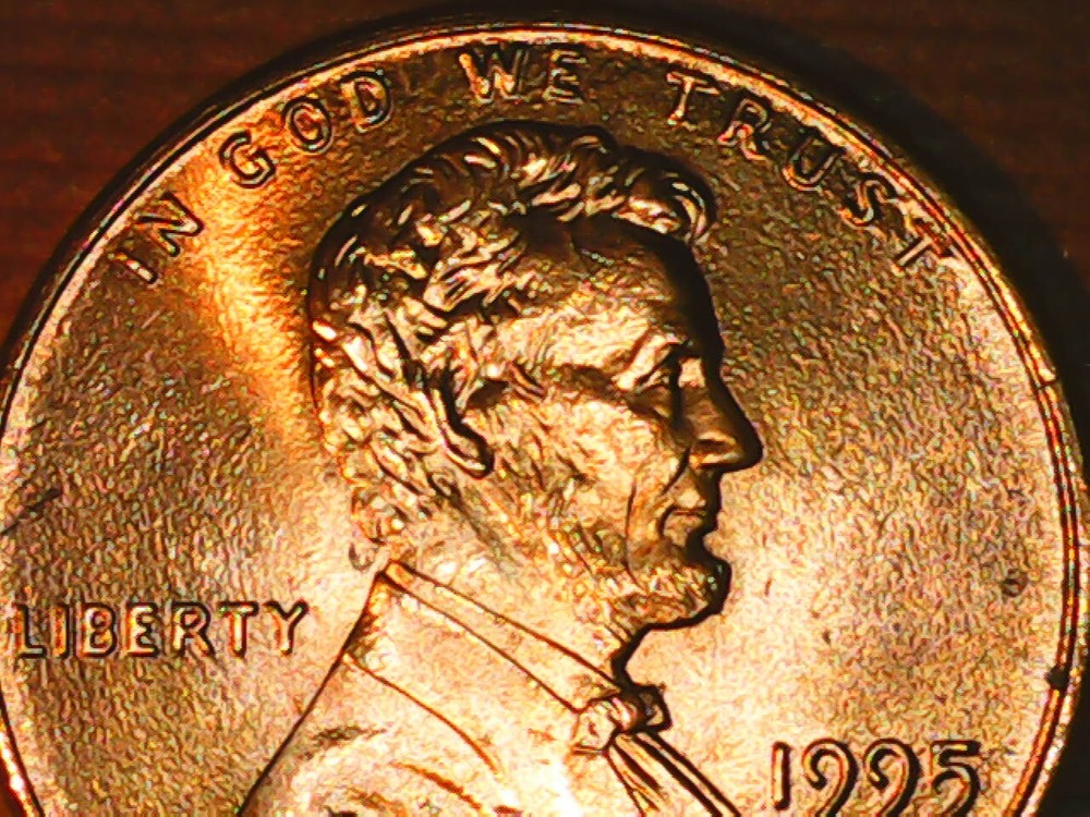 1995 Penny Struck Through Reverse